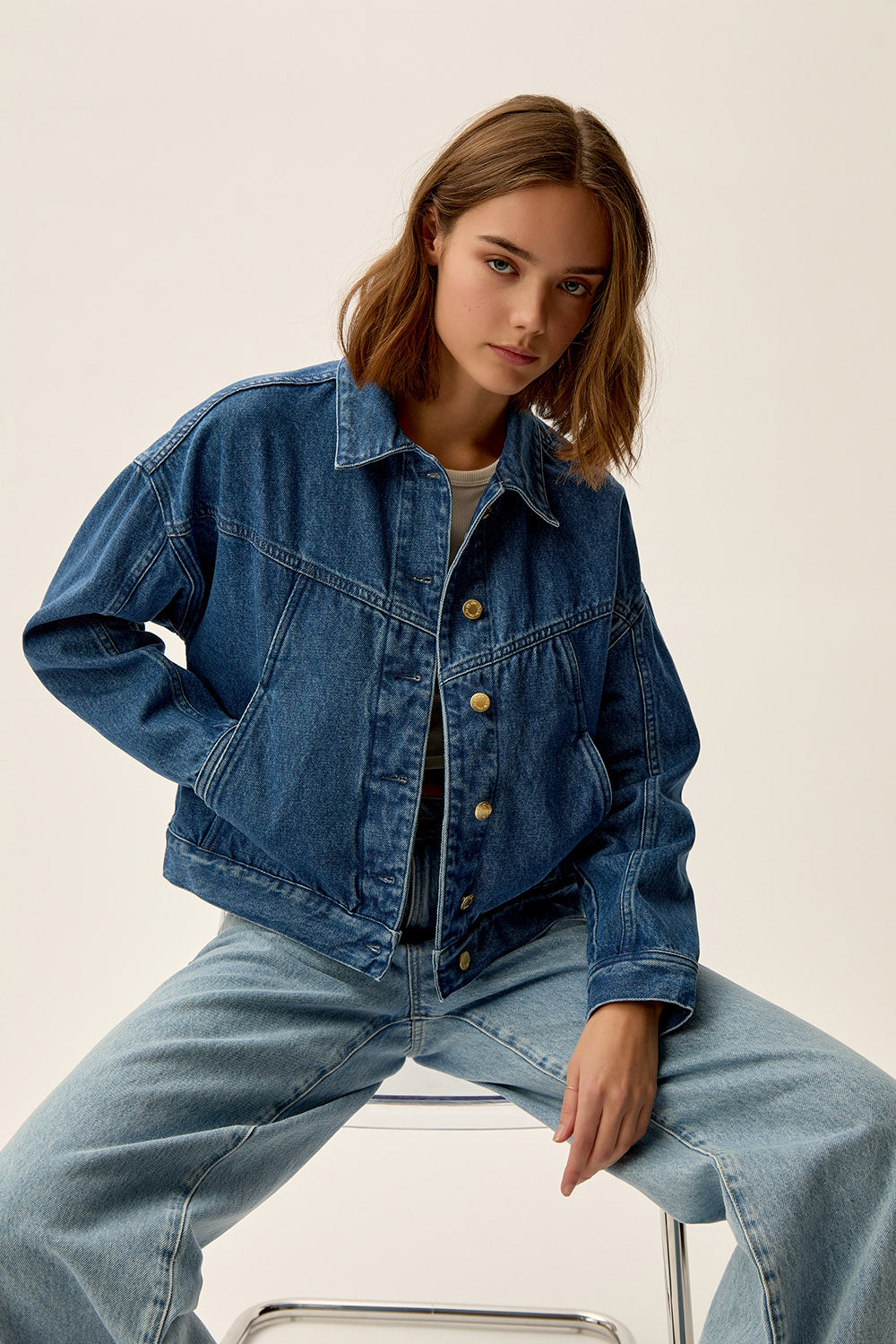 Veste Jacket Jean Femme Veste En Jean Oversize Pour Femme Des