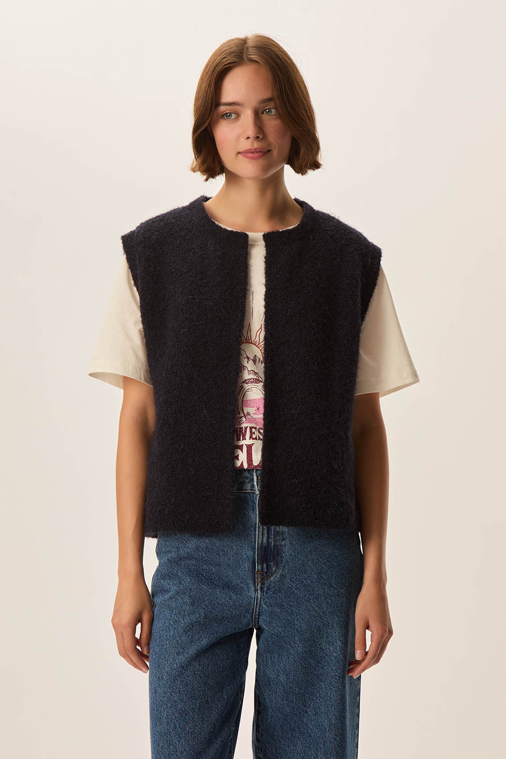 Gilet Achille Marine