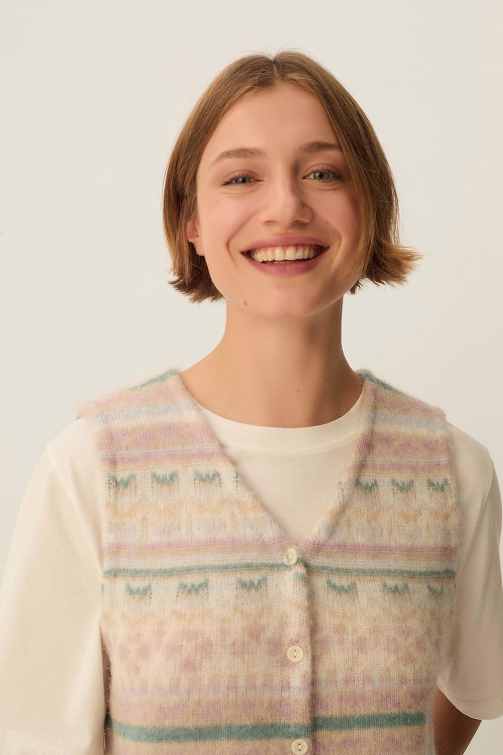 Gilet Auguste Fairisle