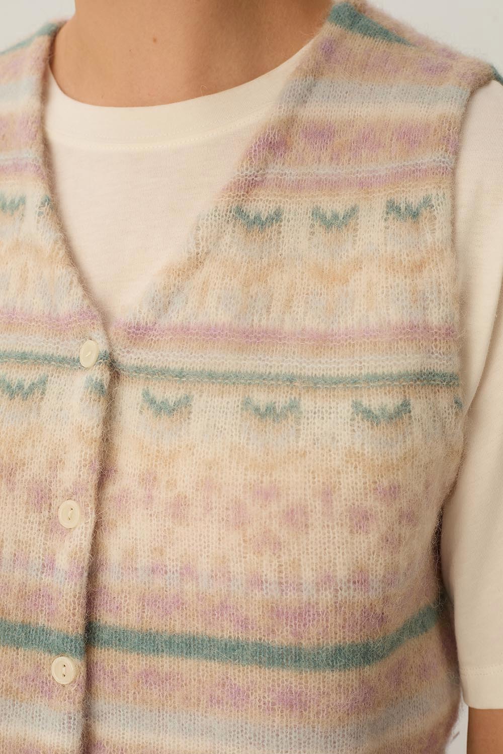 Gilet Auguste Fairisle