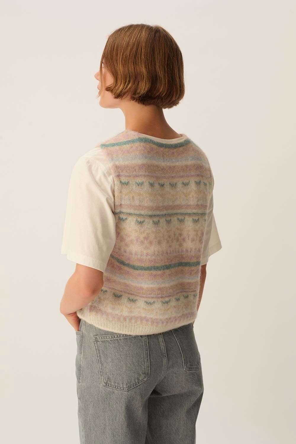 Gilet Auguste Fairisle