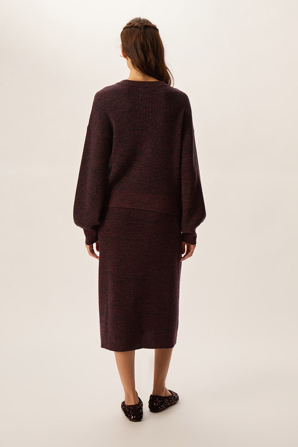 Jupe Brenda Marine/Berry