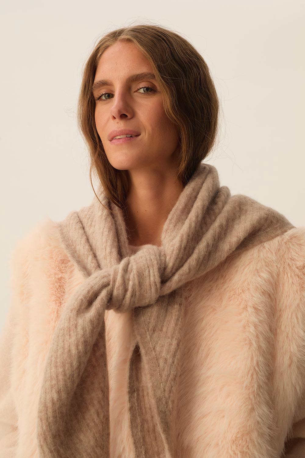 Echarpe triangle Aubelle Loup