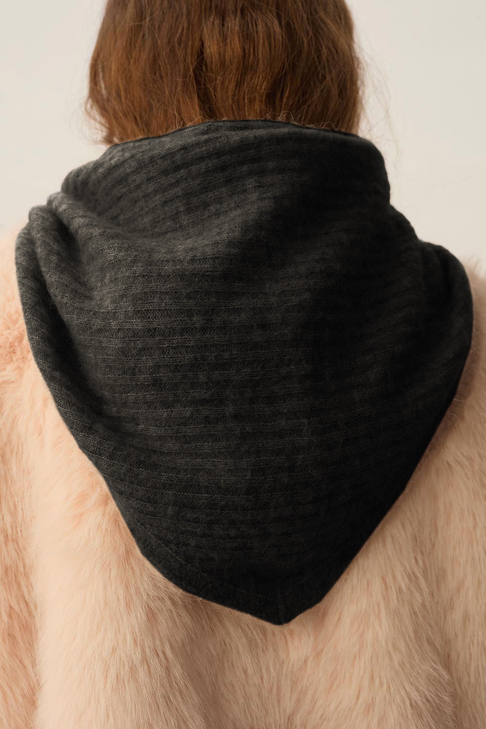 Echarpe triangle Aubelle Anthracite