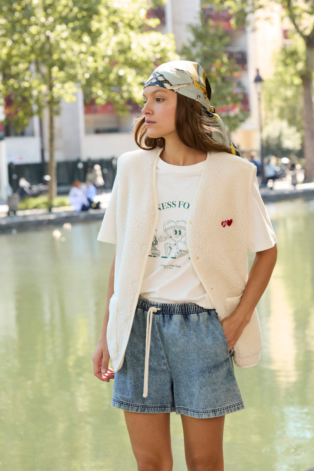 T-shirt Fannette Ecru