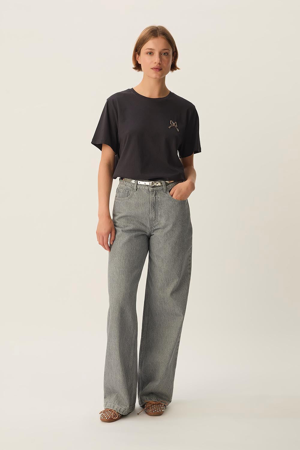 Tee-shirt Faustine Ardoise