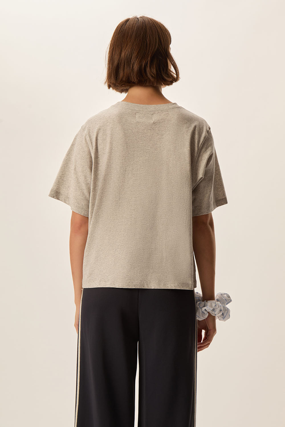 Tee-shirt Jolie Gris Chine