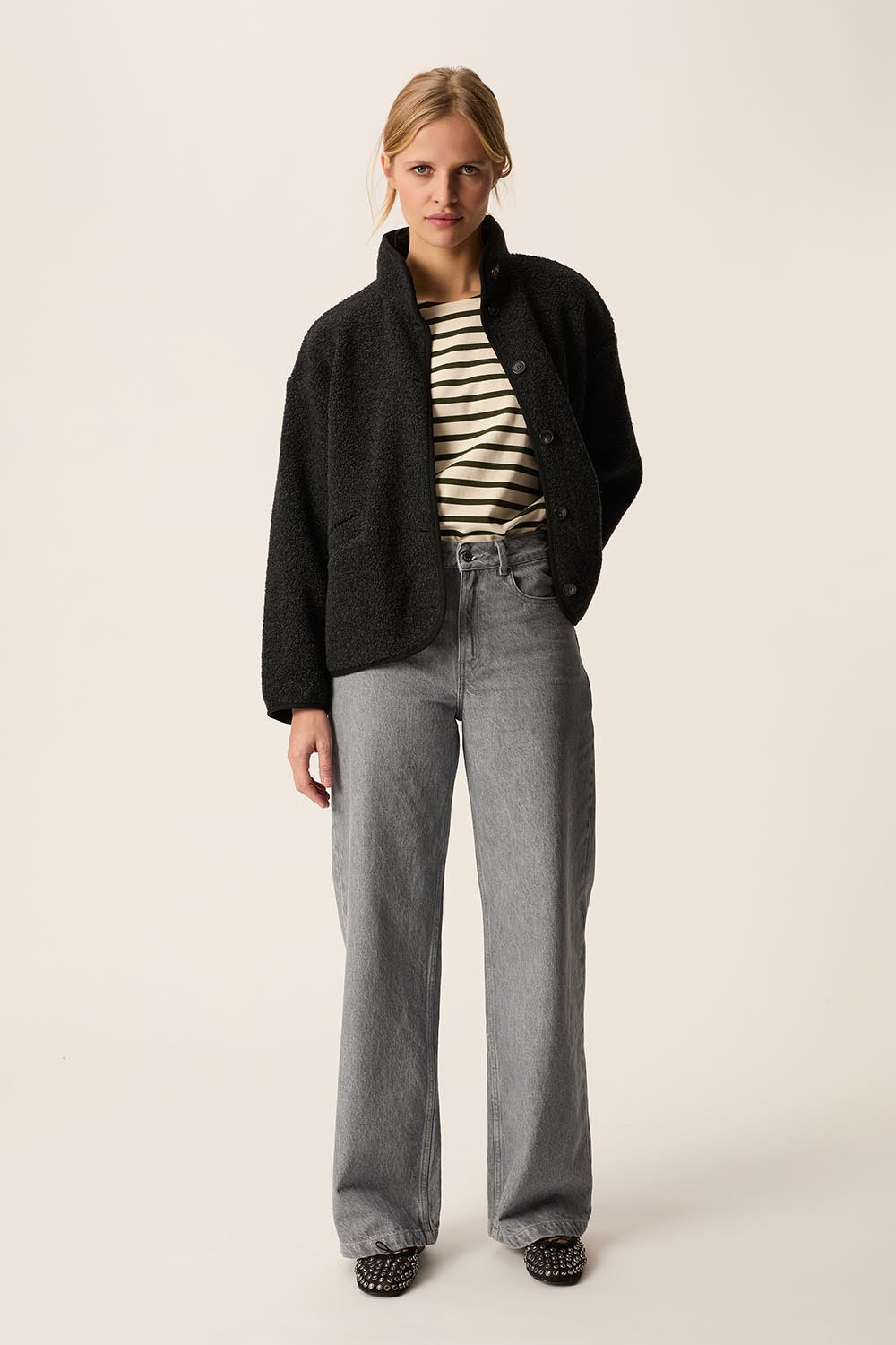 Veste maille Zlavina Anthracite