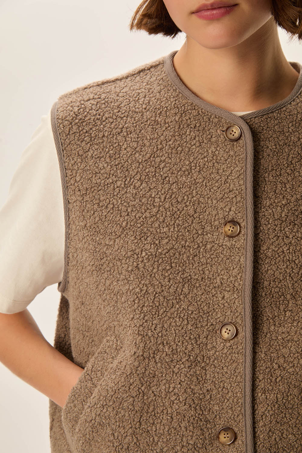 Veste maille Zlata Loup