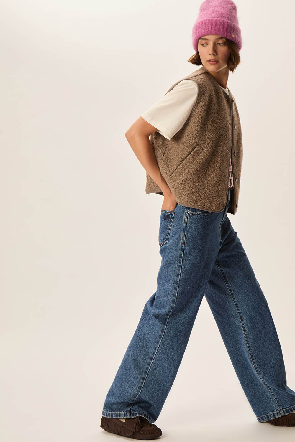 Veste maille Zlata Loup