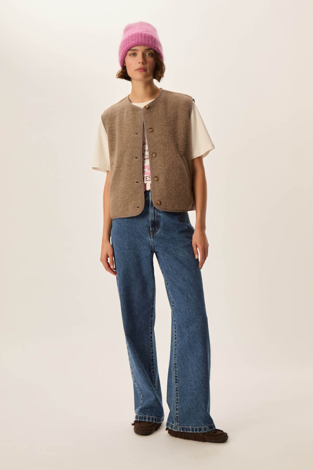 Veste maille Zlata Loup