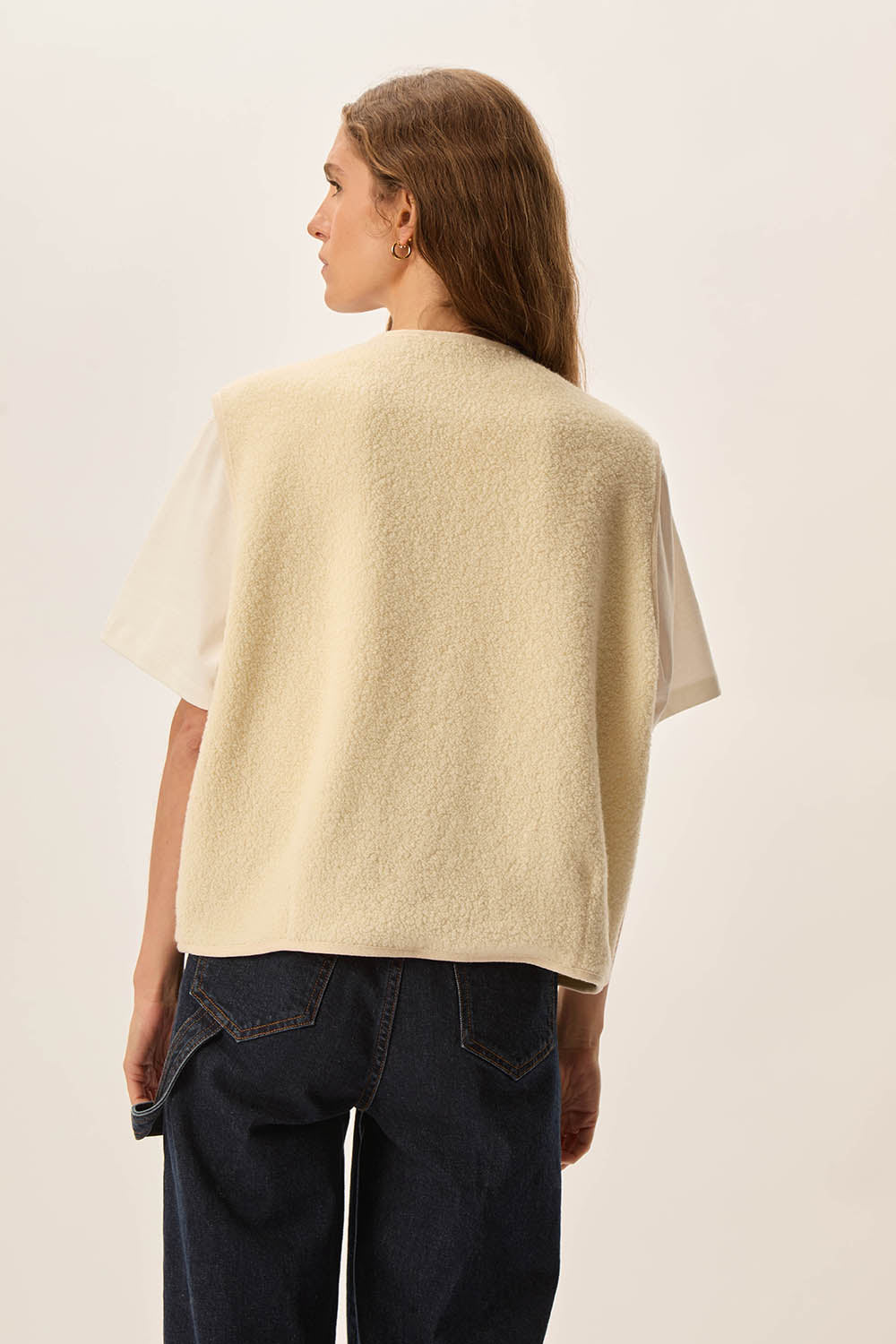 Veste maille Zlata Creme