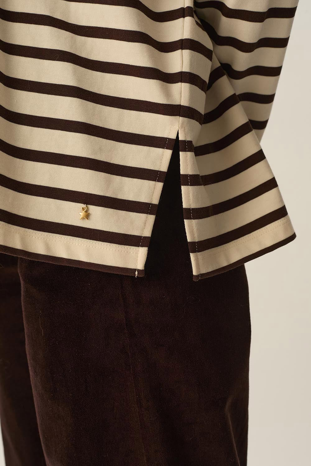 Marinière Filly Ecru/Coffee