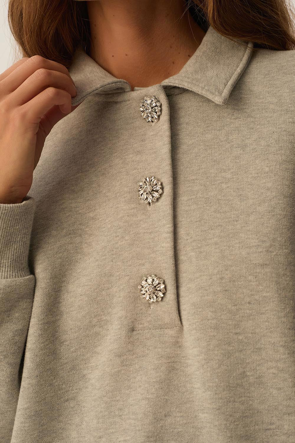 Polo  Joyce Gris Chine