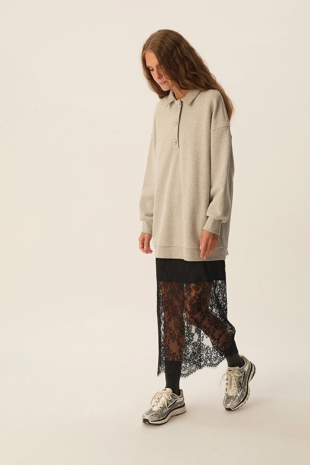 Polo  Joyce Gris Chine