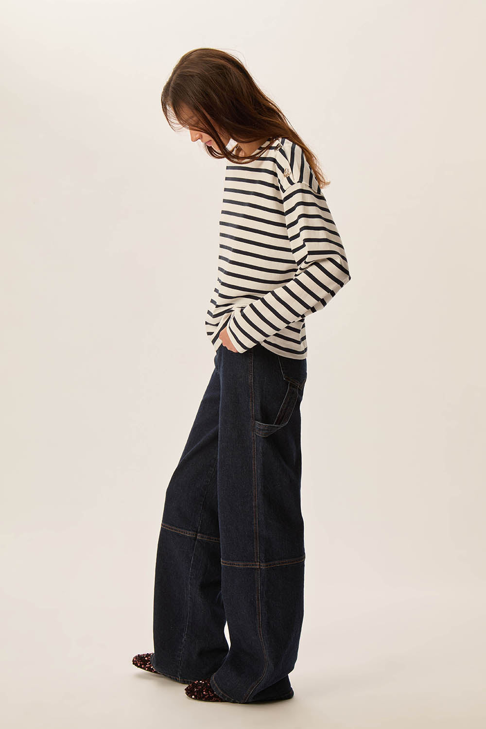 Marinière Filoute Ecru/Marine - 25 ans