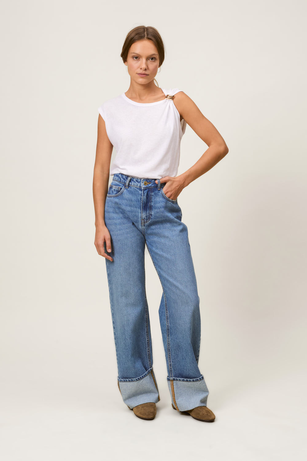 T-shirt Felicia Ecru