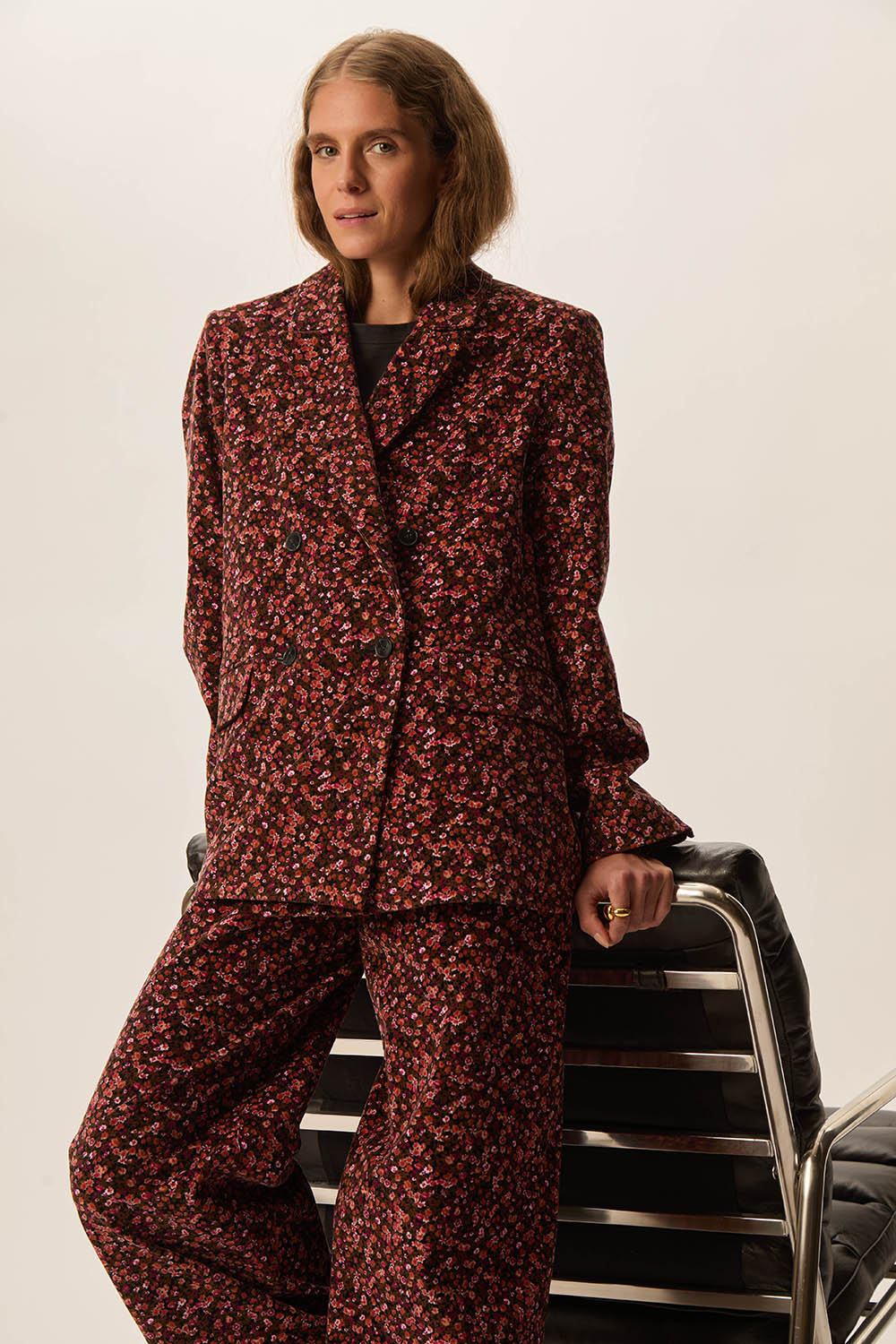 Veste Monsoon Alto à Volants – Velours Rouge – Taille 14 – Neuve Avec étiquette