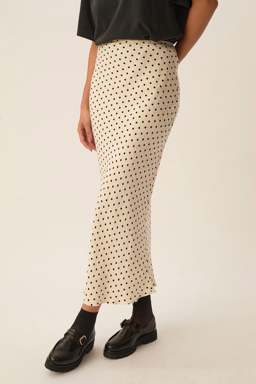 Jupe Yelani Pois Jacquard