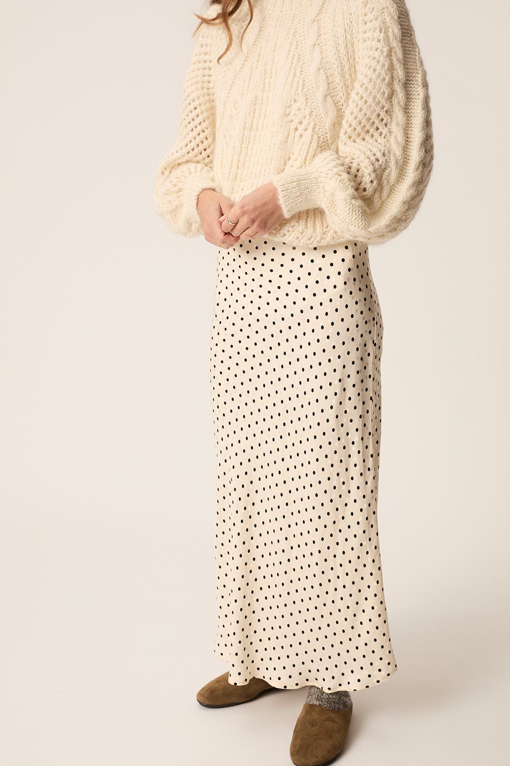 Jupe Yelani Pois Jacquard