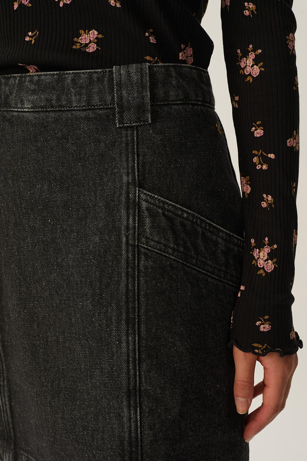 Jupe Loumia Noir Stone