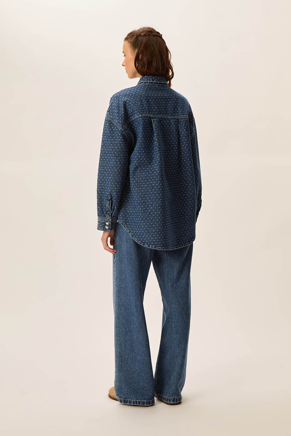 Chemise Lolly Jacquard Middle Blue