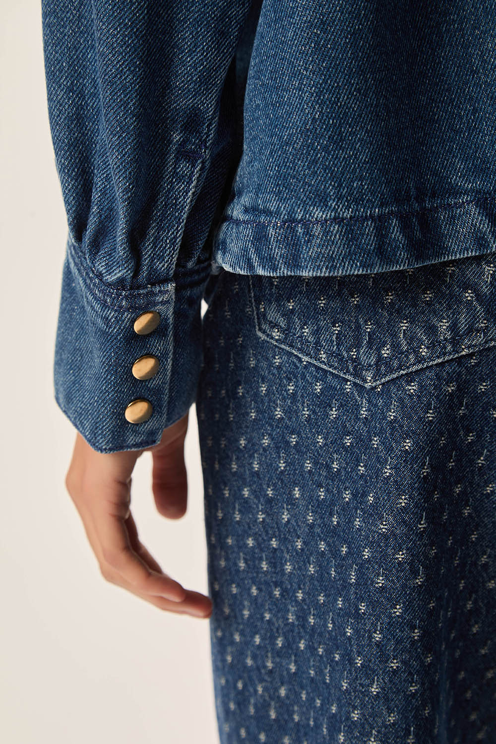 Blouse Lou Middle Blue