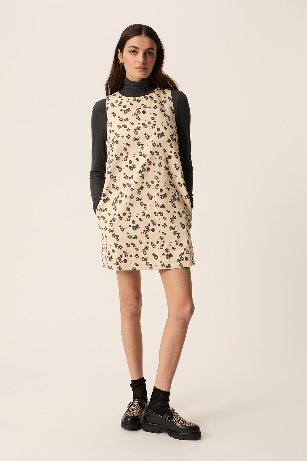 Robe Denim Sans Manches Coton Multicolore Ulma Pongo Des