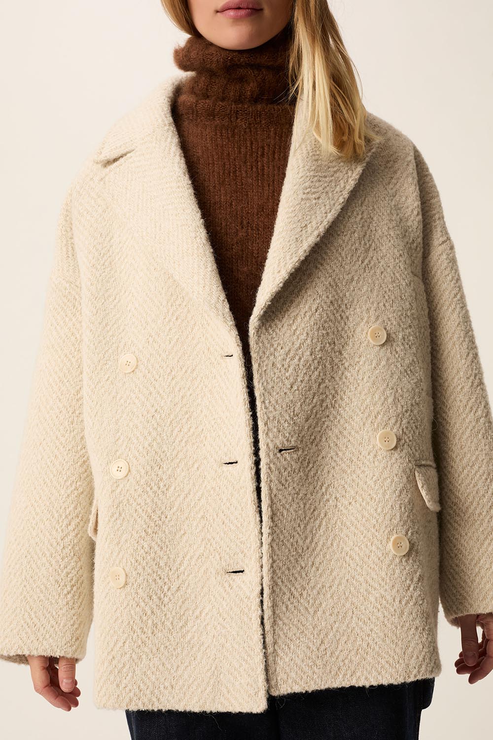 Manteau Yzia Creme