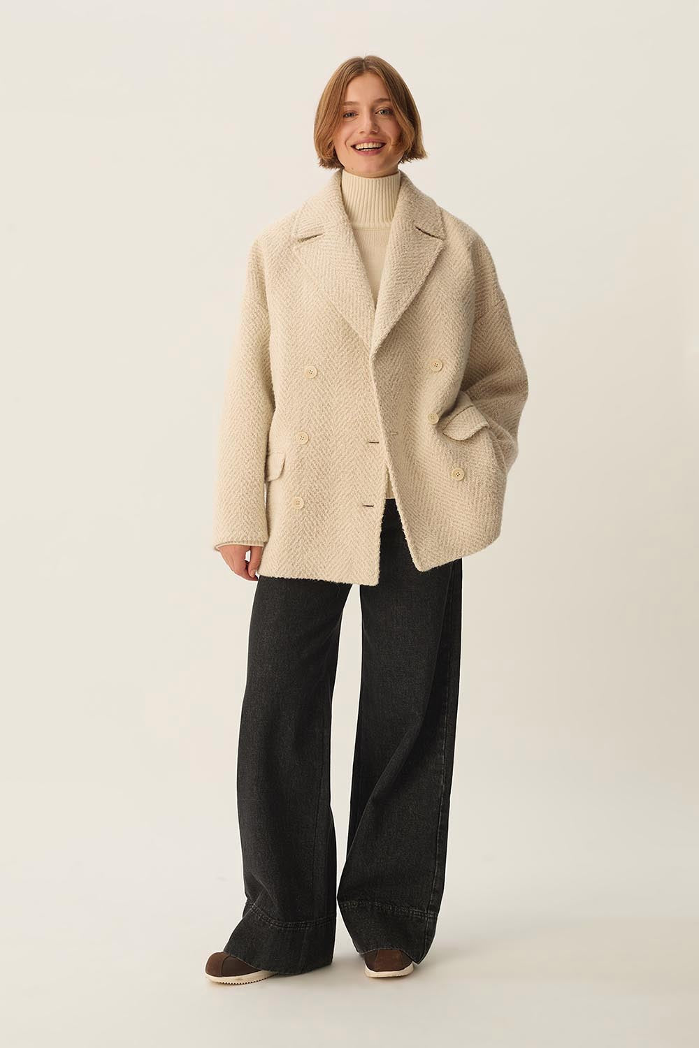 Manteau Yzia Creme