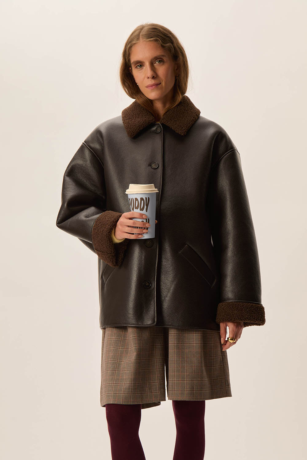 Manteau Yulia Coffee