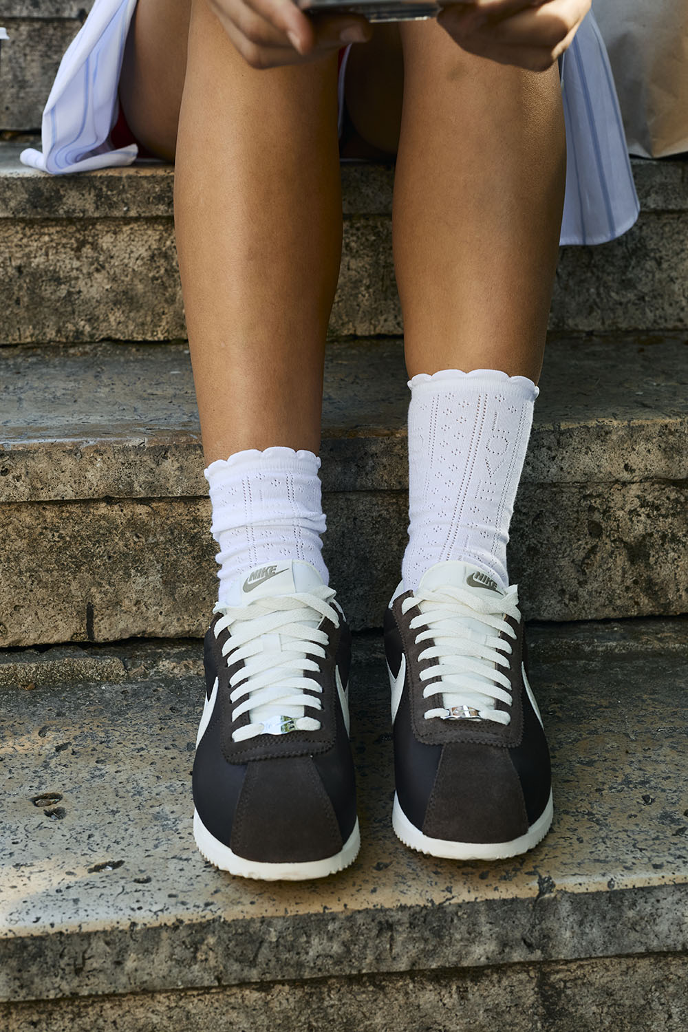 Chaussettes Poldette Ecru