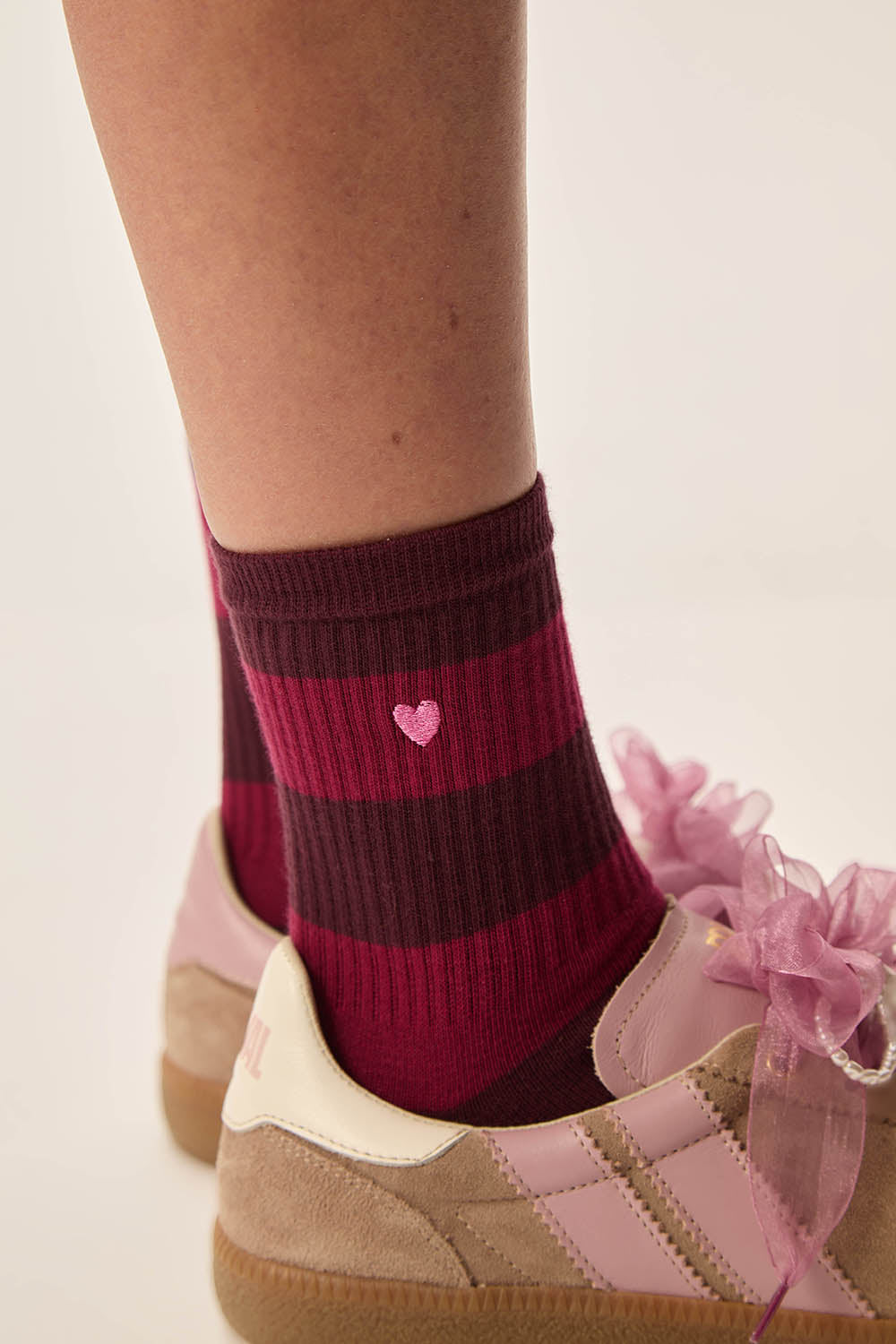 Chaussettes Prune Ruby/Griotte