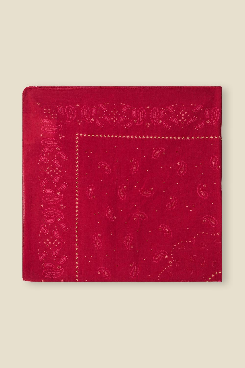Foulard Nypette Paisley Rouge