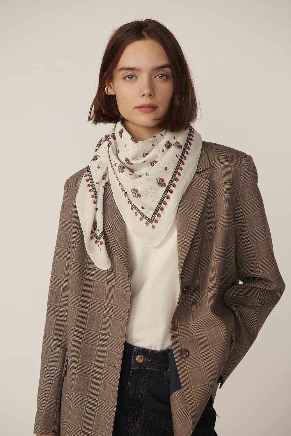 Foulard Nymou Sesame