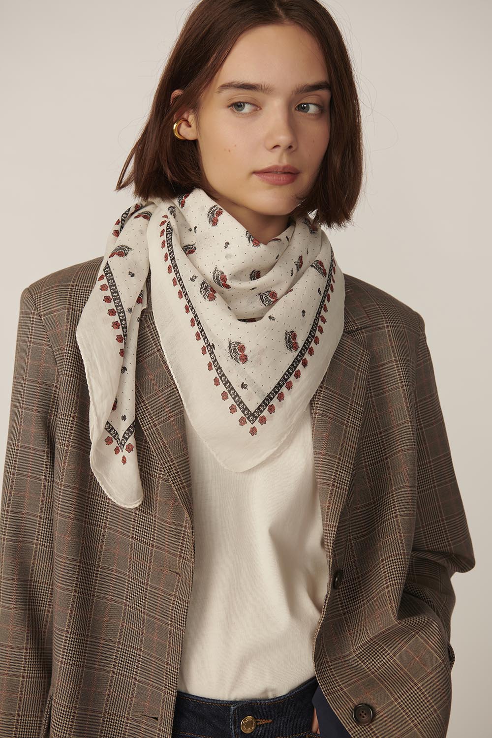 Foulard Nymou Sesame