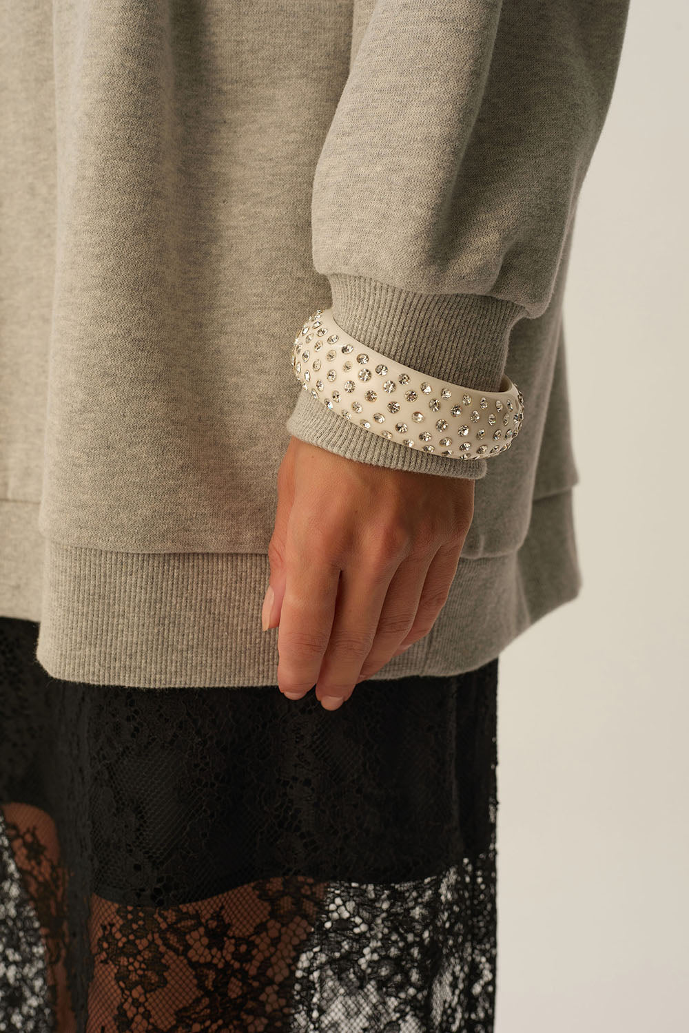 Lanouette Ecru/Argent Bangle