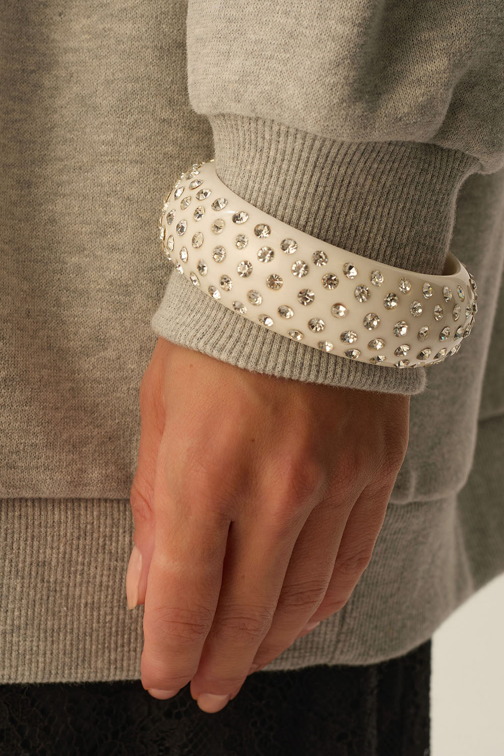 Lanouette Ecru/Argent Bangle