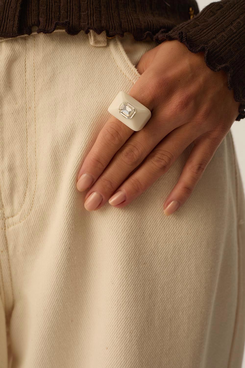 Lanouche Ecru Ring