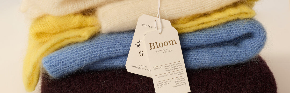 BLOOM : les secrets de notre  nouvelle maille de cœur