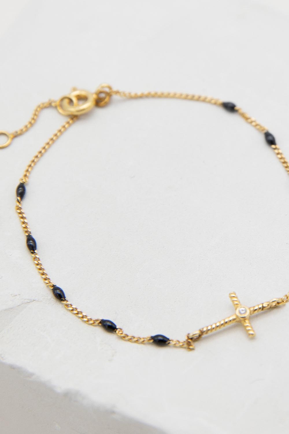 Bracelet Cross Noir