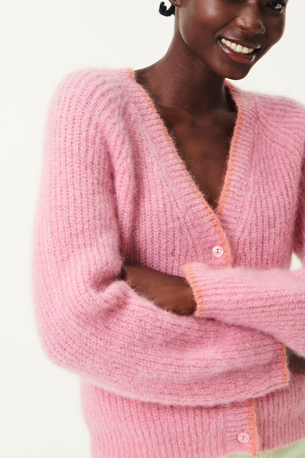 Oasis 2025 pink cardigan