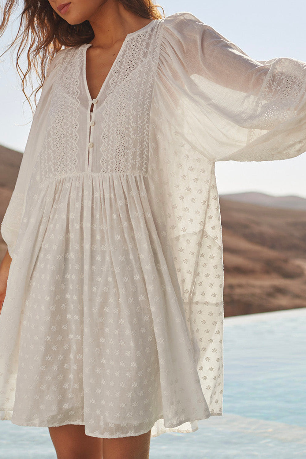 Robe Reneta Ecru