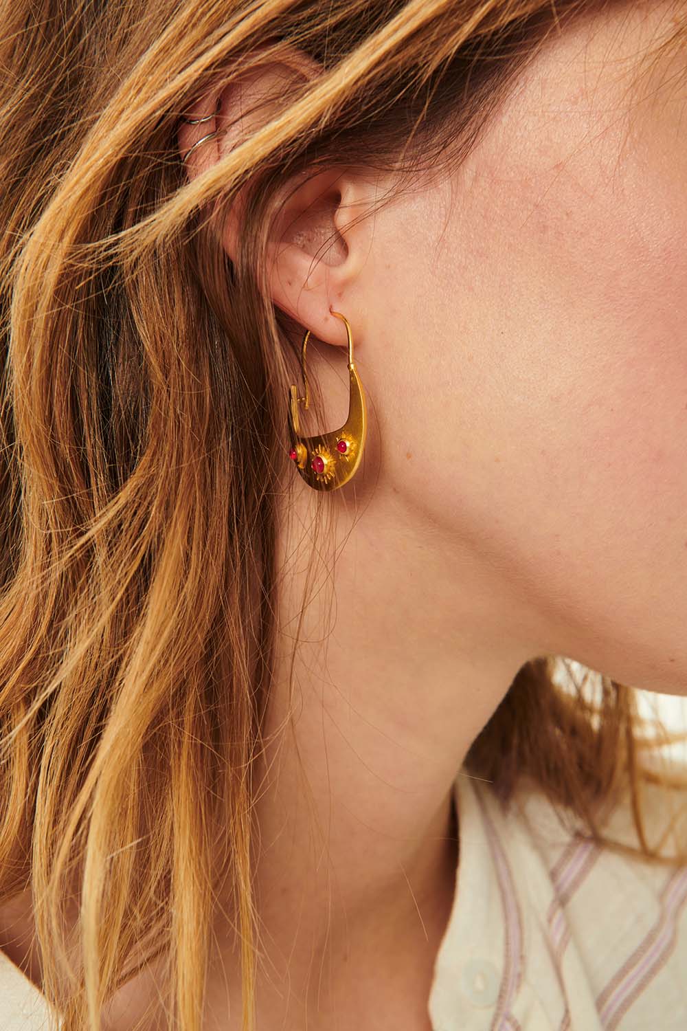 Pampa Agathe Fushia Earrings