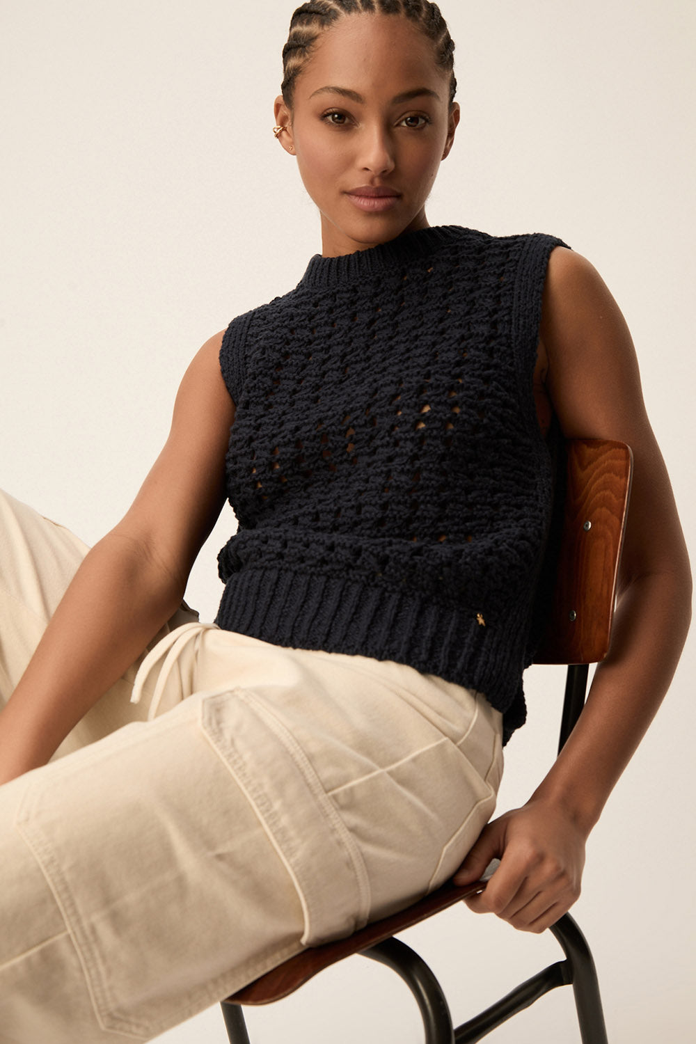 des petit hauts Pull Byrone Marine