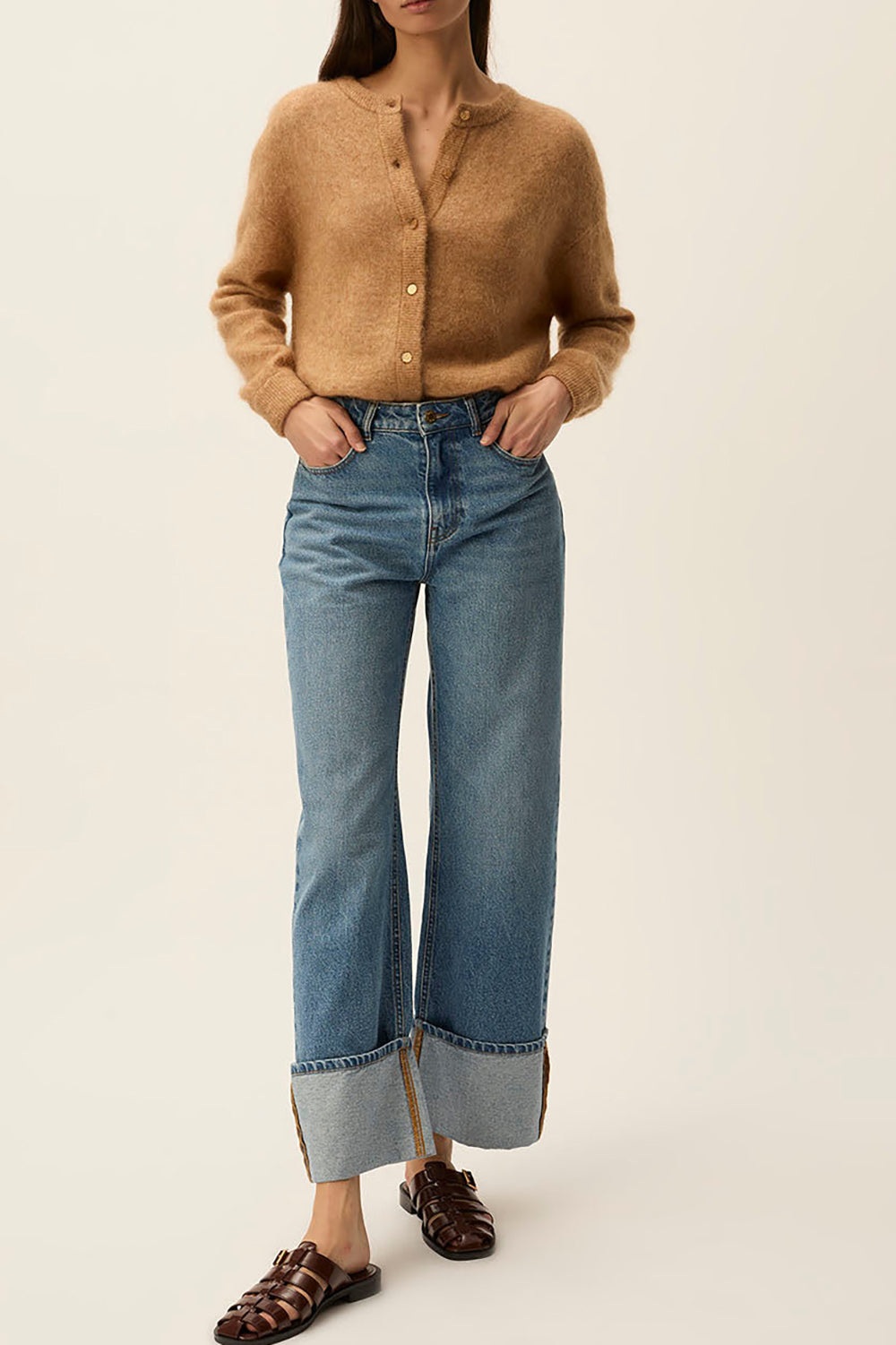 des petit hauts Gilet Doby Tabac