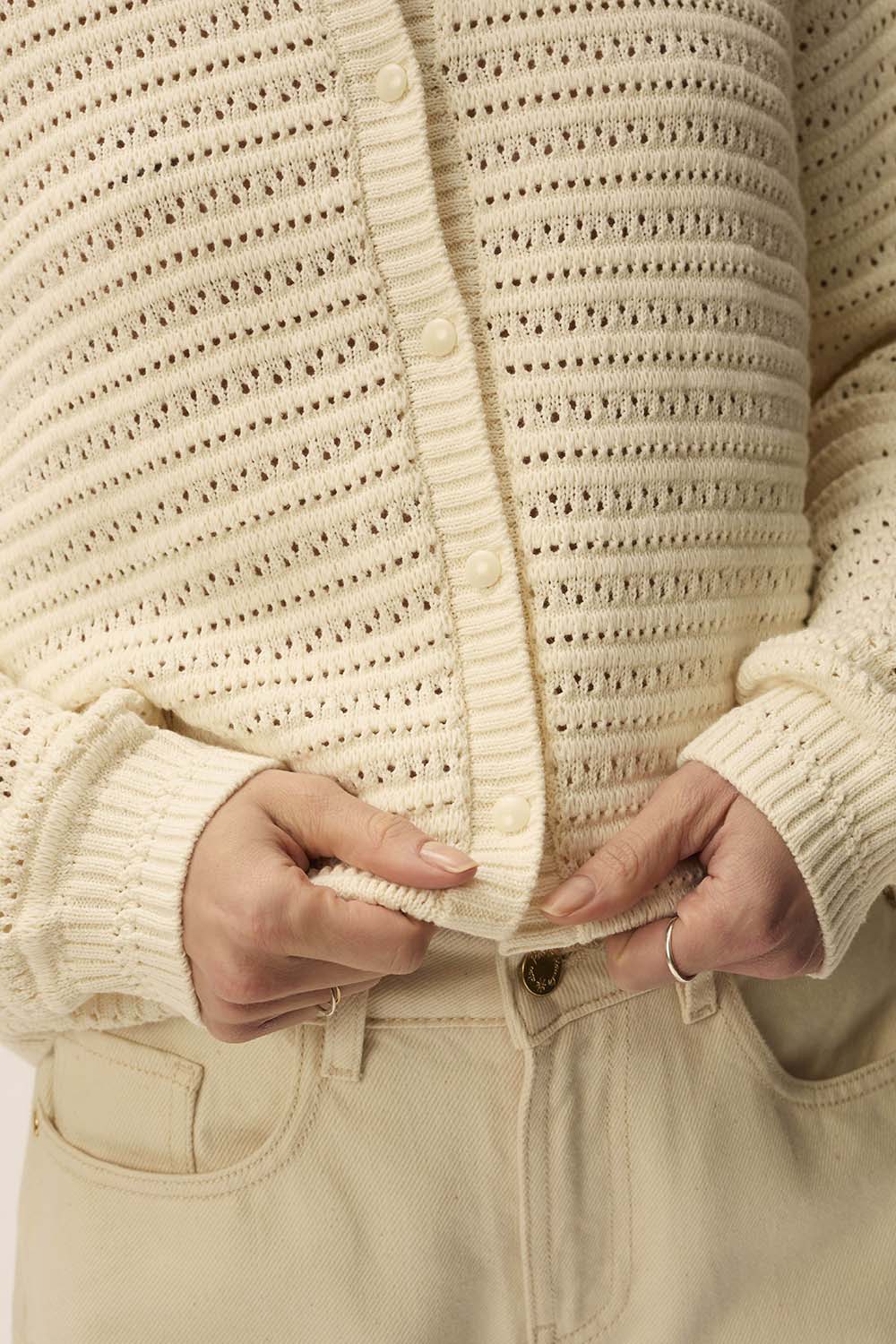 Cardigan Adrien Creme