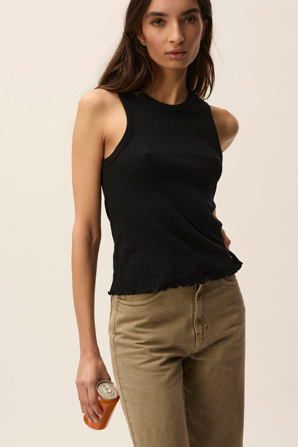 des petit hauts Débardeur Grigri Noir