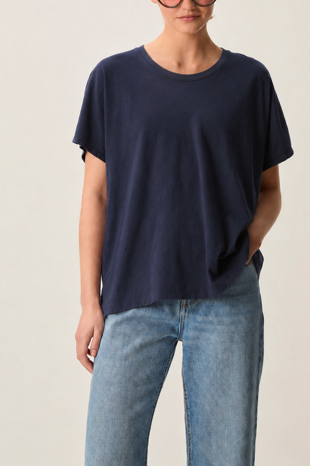 Tee-shirt zaely indigo