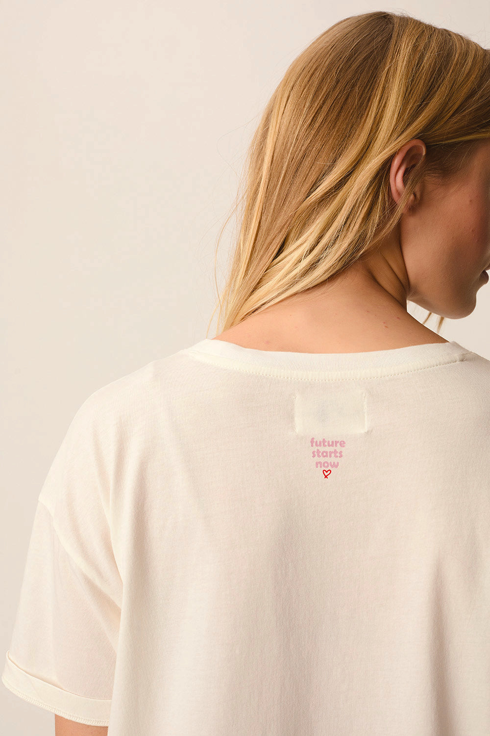 T-shirt Cap Code Ecru